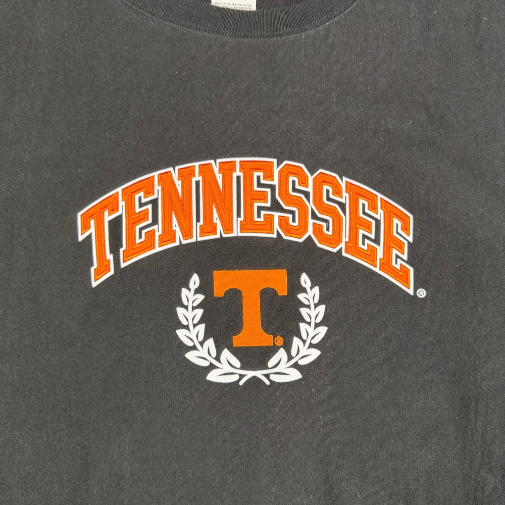Vintage Tennessee Volunteers Crewneck Sweatshirt Mens Large Black Pullover - Picture 4 of 9